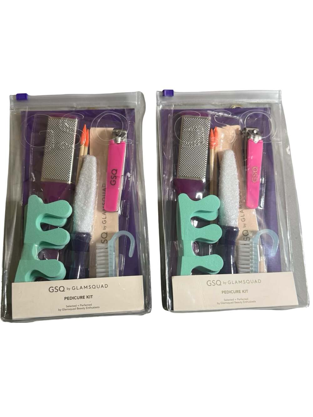Set of 2 GSQ by Glamsquad Pedicure Kits New in Packaging